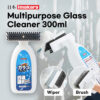 Imakara Multipurpose Glass Cleaner 300ml with Brush + Wiper